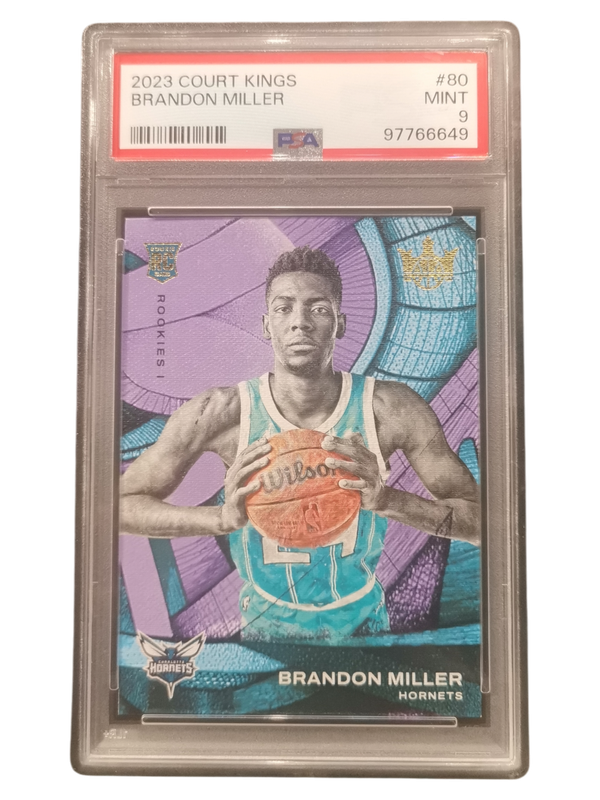 2023 Court Kings Brandon Miller #80 PSA 9