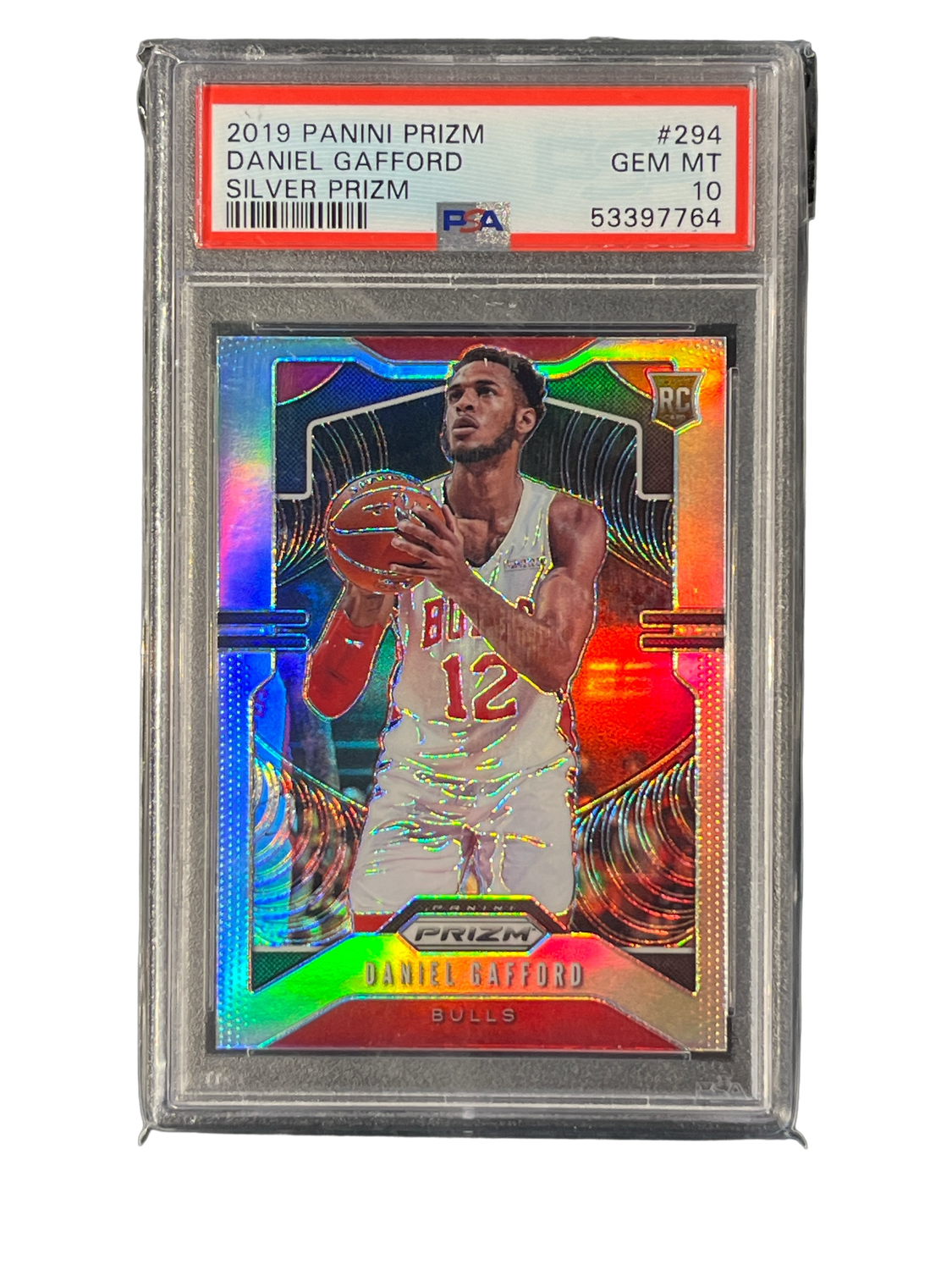 2019 Panini Prizm Daniel Gafford Silver Prizm