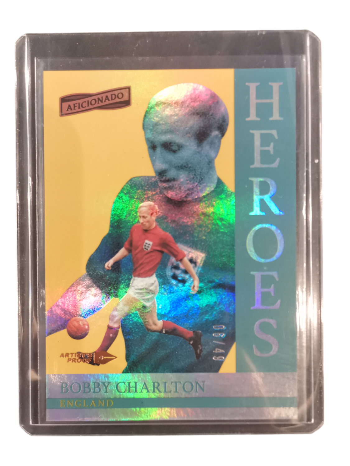 2016-17 Panini- Aficionado Soccer Bobby Charlton #H-2 06/49