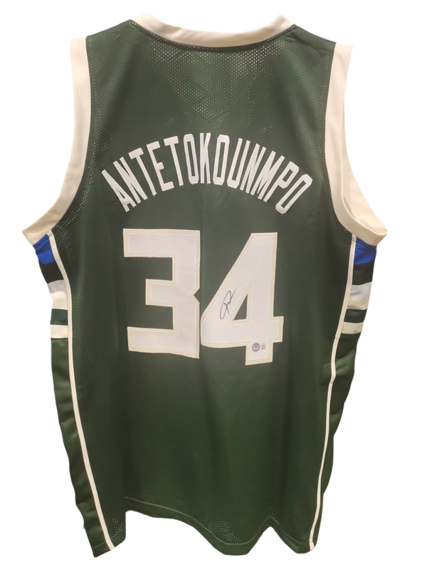 Giannis Antetokounmpo Signed Custom Jersey