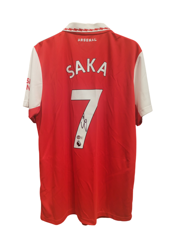 Bukayo Saka Signed Arsenal Jersey