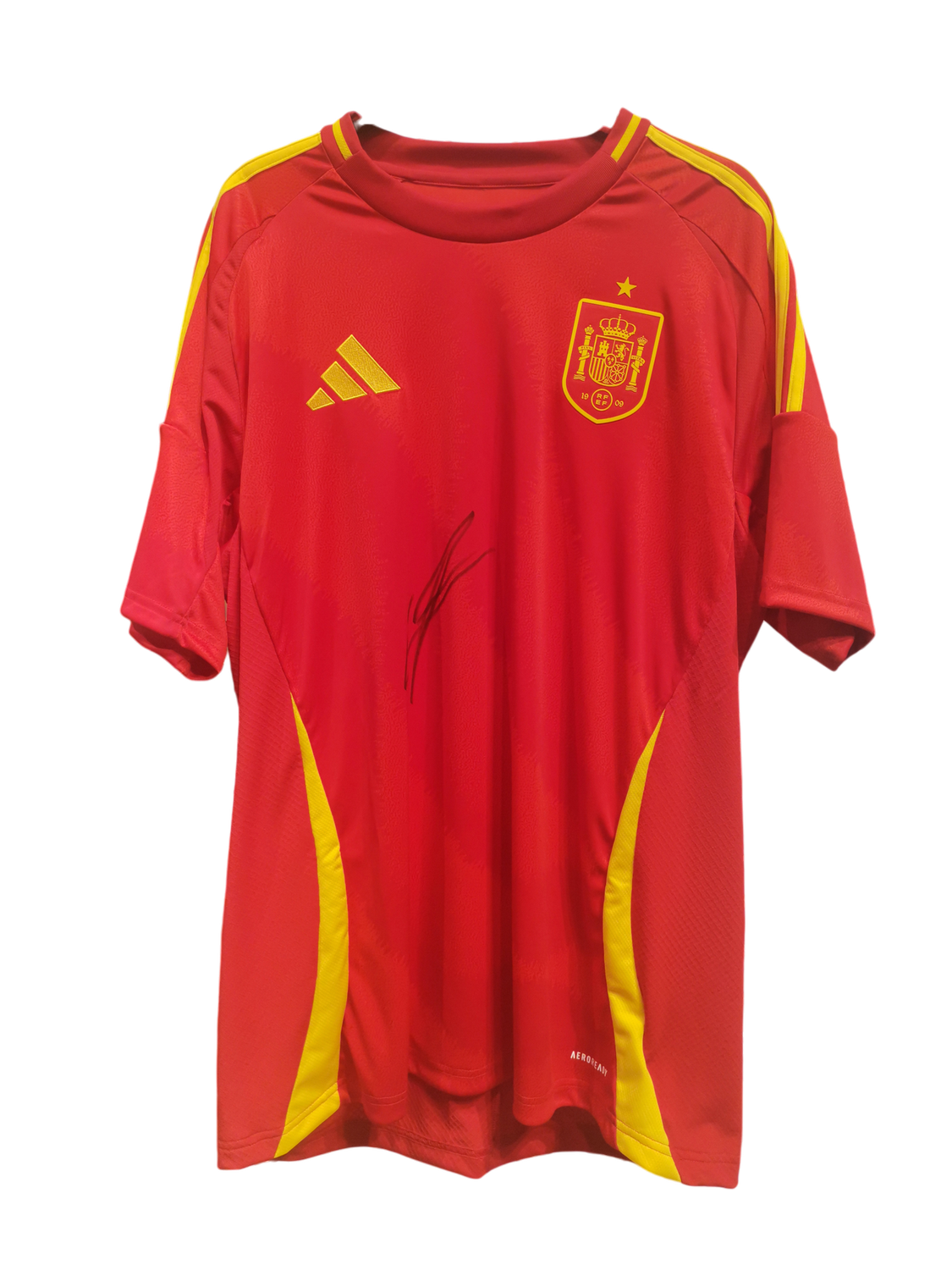 Lamine Yamal Front Signed Spain Jersey