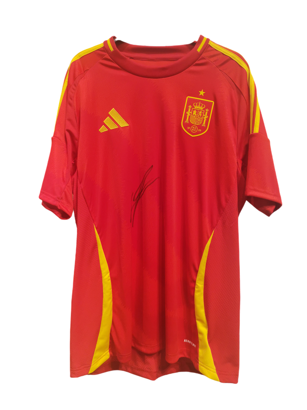Lamine Yamal Front Signed Spain Jersey