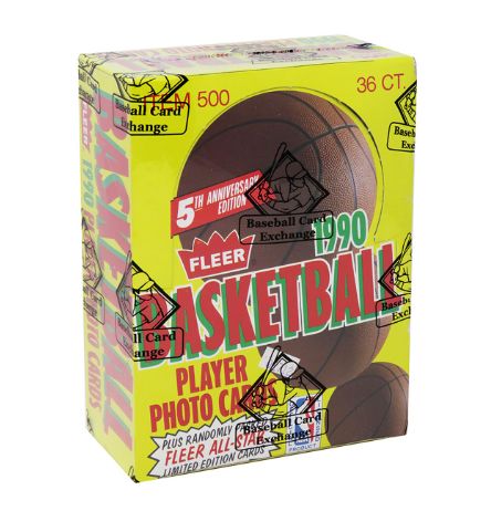 1990/91 Fleer Basketball Unopened Wax Box