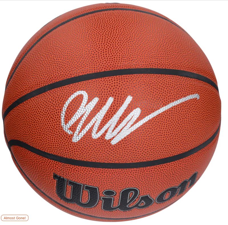 Victor Wembanyama San Antonio Spurs Auto Wilson 2023 NBA Draft Authentic Series I/O Basketball