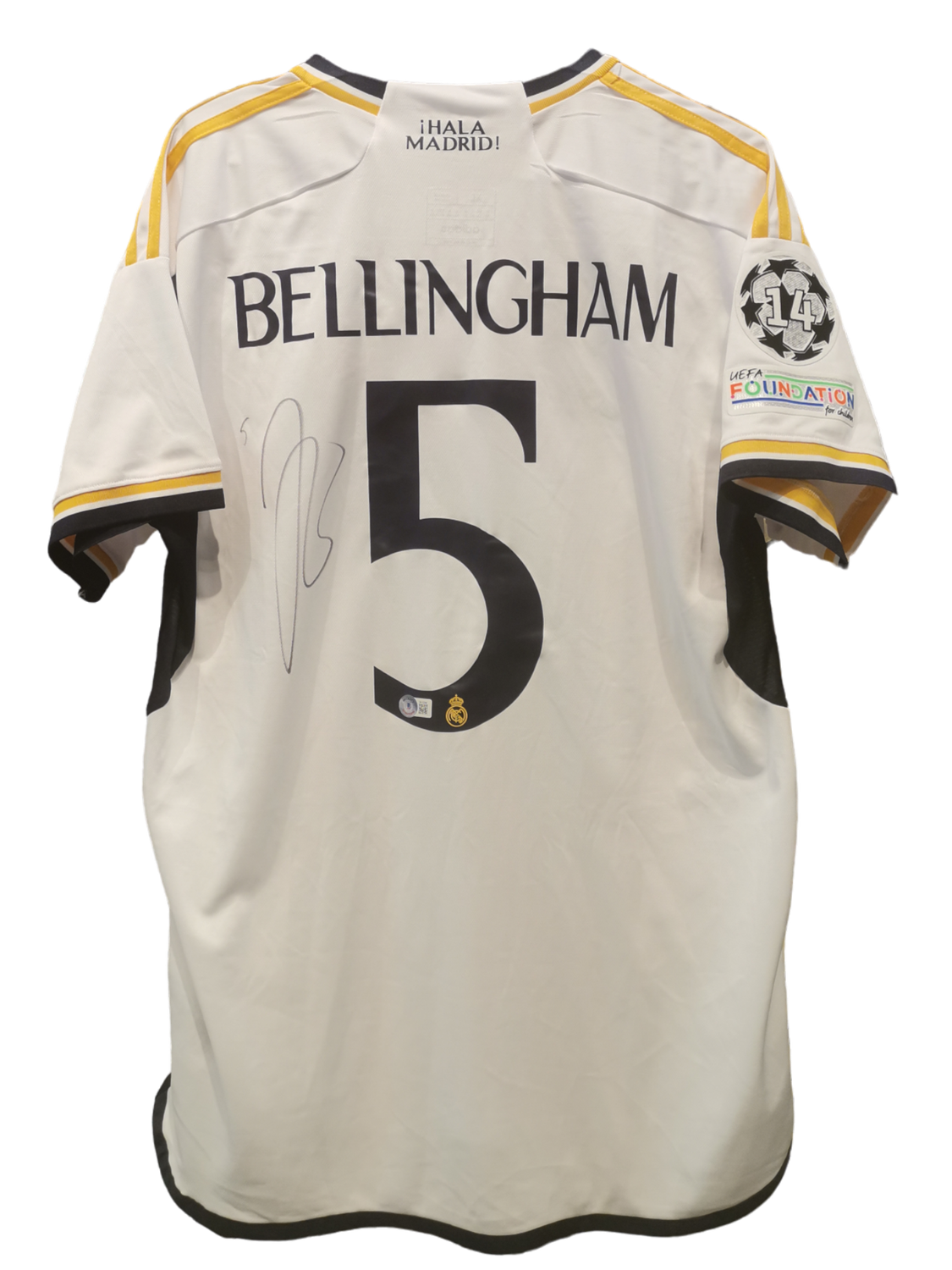 Jude Bellingham Signed 2024 Real Madrid Home Jersey