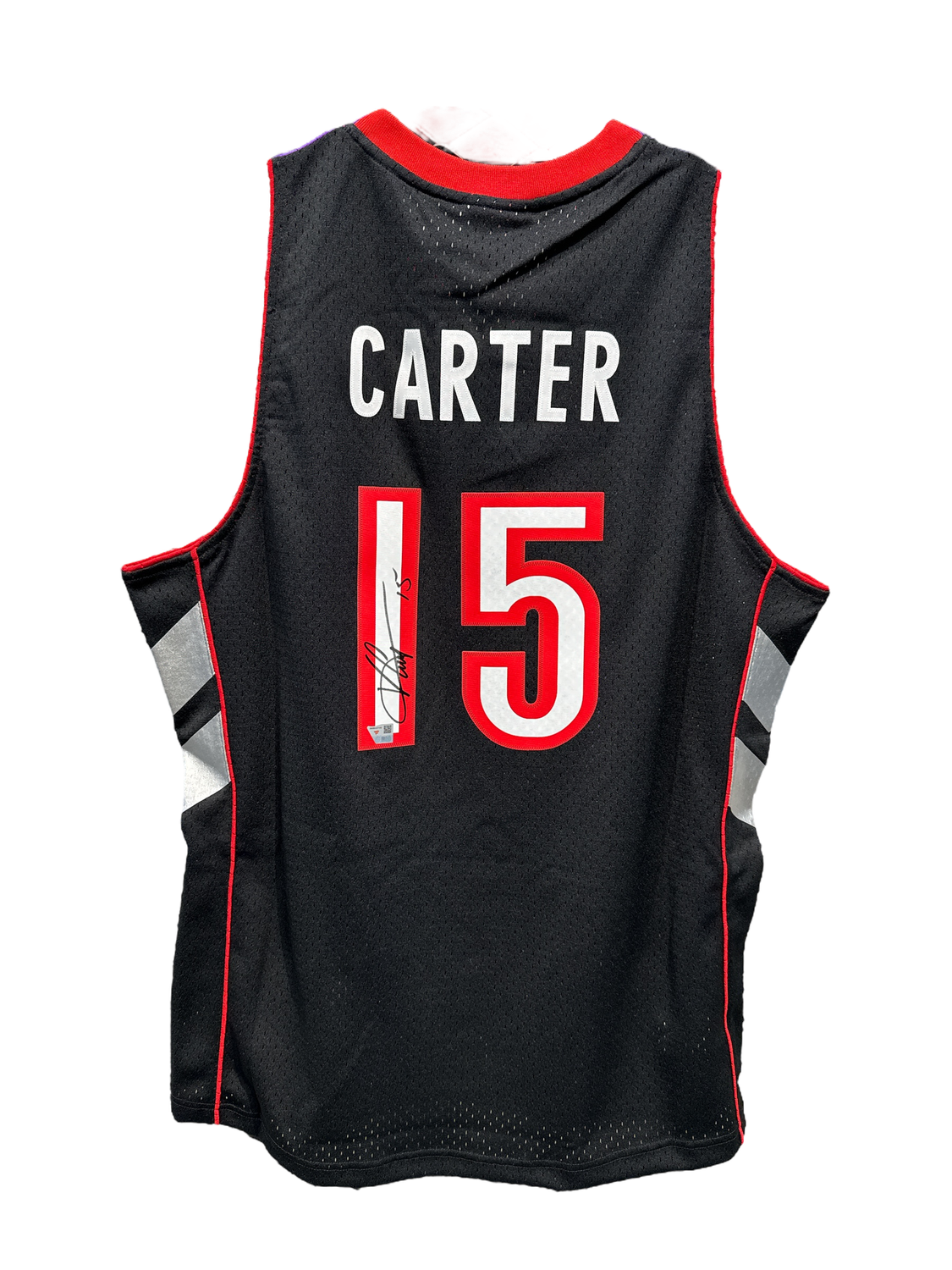 Vince Carter Toronto Raptors Auto M&amp;N Light Purple 1999-2000 Swingman Jersey