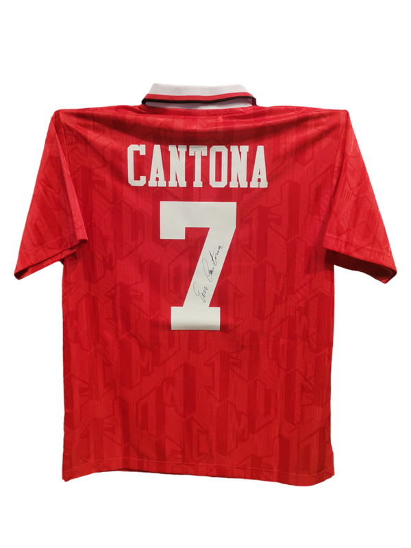 Eric Cantona Signed Manchester United 1992-94 Jersey