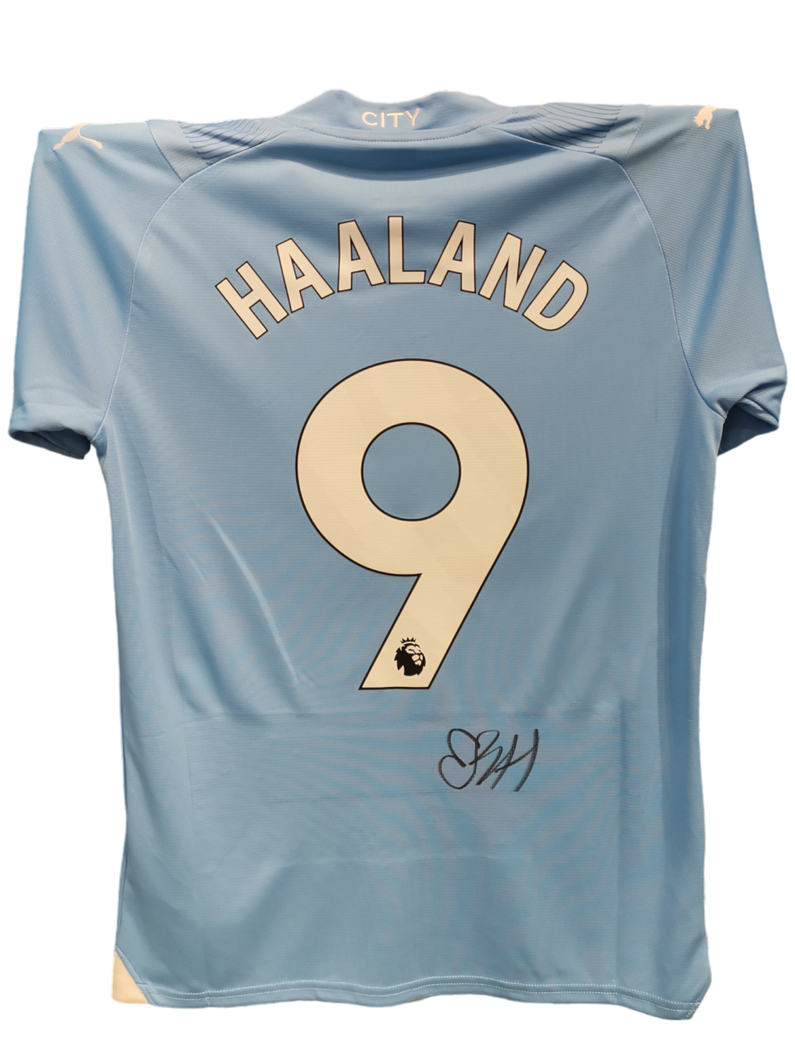 Erling Haaland Signed Manchester City Jersey