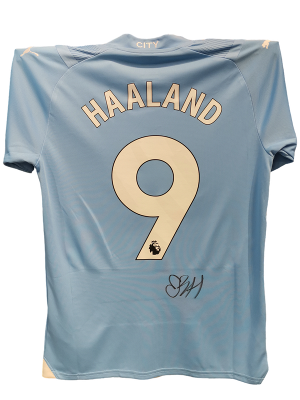 Erling Haaland Signed Manchester City Jersey