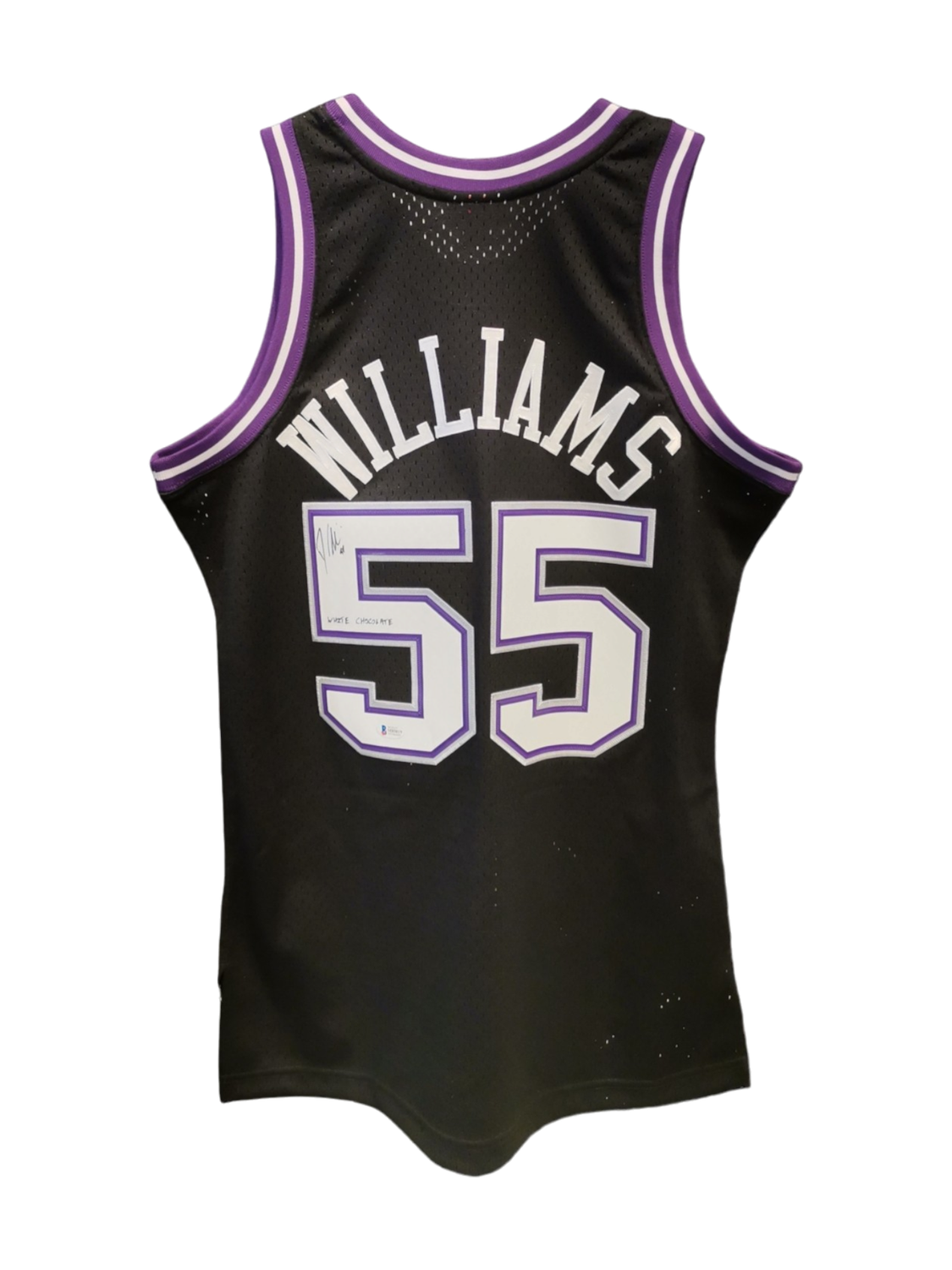Jason Williams Signed Kings Jersey Inscribed &quot;White Chocolate&quot;
