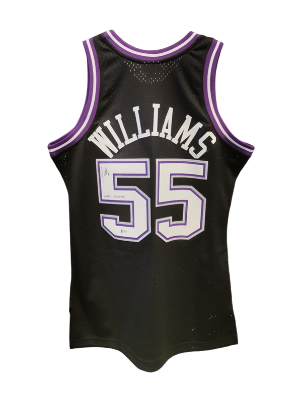 Jason Williams Signed Kings Jersey Inscribed &quot;White Chocolate&quot;