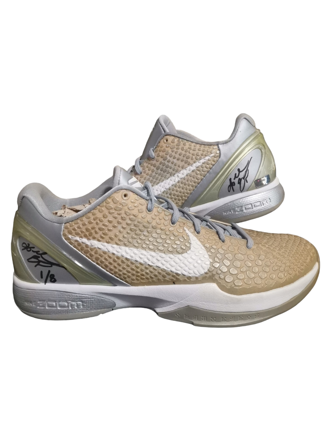 Kobe Bryant Double Signed Sneaker Pair 1/8