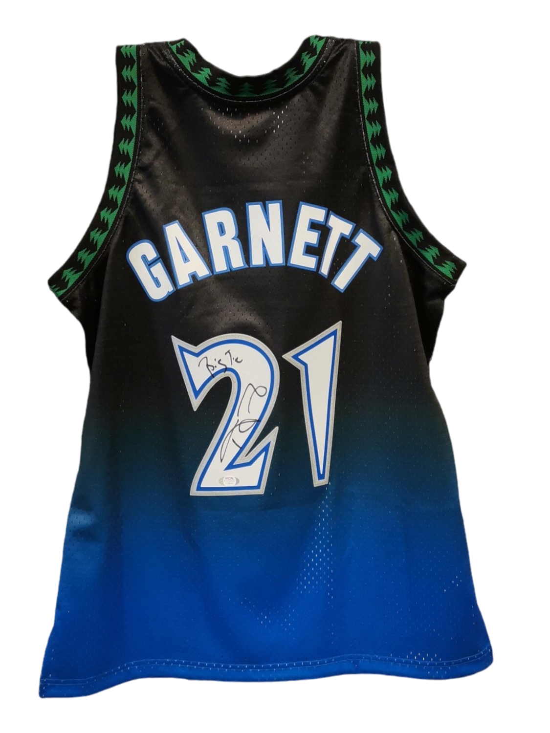 Kevin Garnett Signed Minnesota Timberwolves Jersey