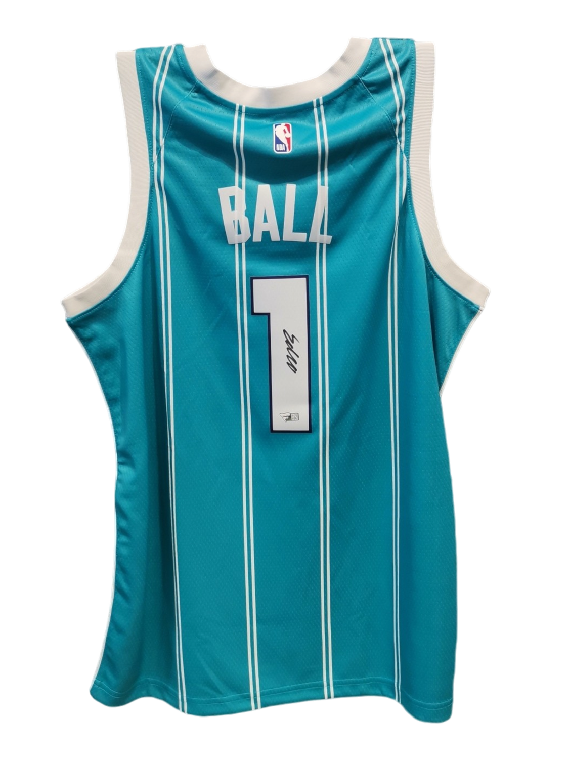 LaMelo Ball Charlotte Hornets Autographed Teal #1 Nike Icon Jersey