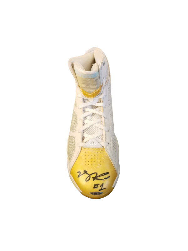 Derrick Rose Signed Adidas Shoes Inscribed #1