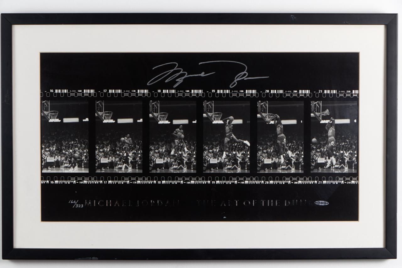 Signed Jordan Art of the Dunk Poster 166/323