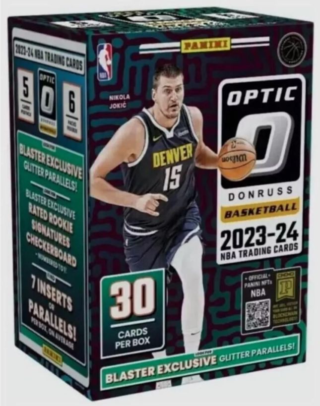 2023/24 Panini Donruss Optic Basketball Hobby Blaster Box  (Glitter Parallels)