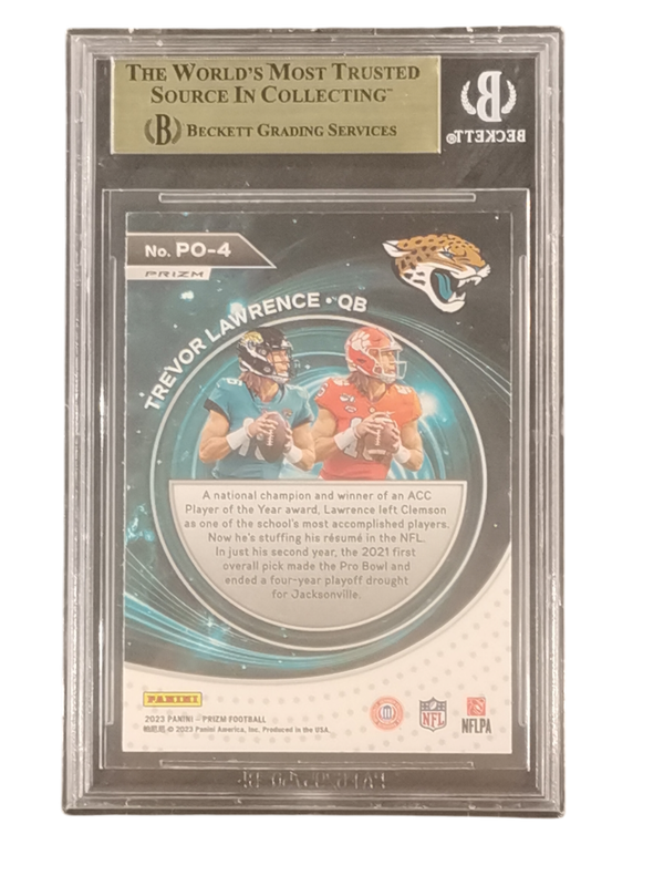 2023 Panini Prizm Portals Prizms Green Wave #4 Trevor Lawrence