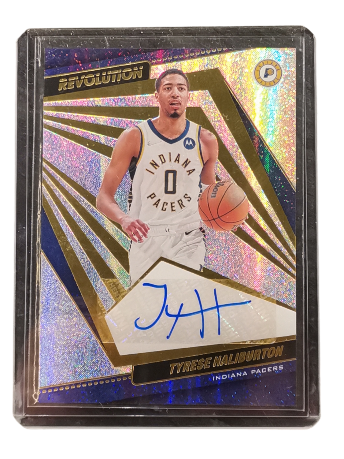 2021-22 Panini Revolution Tyrese Haliburton Auto #AG-THB