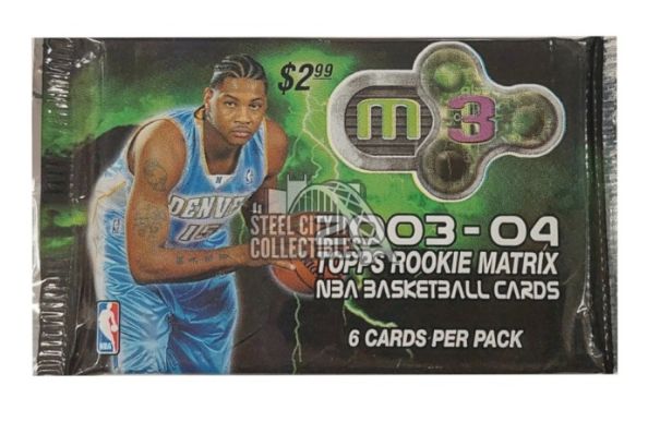 2003-04 Topps Rookie Matrix Basketball Packs