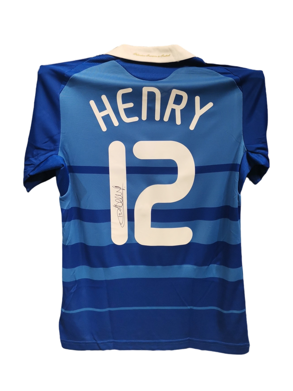 Thierry Henry Signed France Jersey