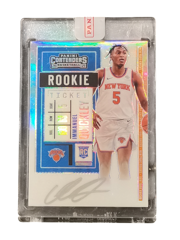 2020-21 Panini Contender Immanuel Quickley Rookie Ticket RC Auto