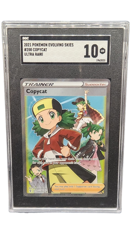 2021 Pokemon Evolving Skies Copycat Ultra Rare SGC 10