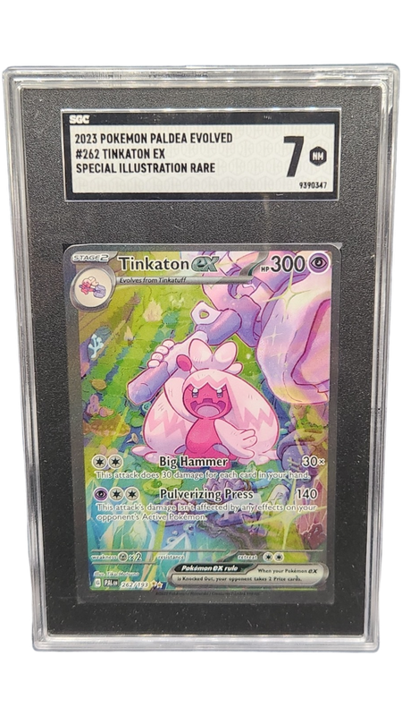 2023 Pokemon Paldea Evolved Tinkaton Ex Special Illustration Rare SGC 7