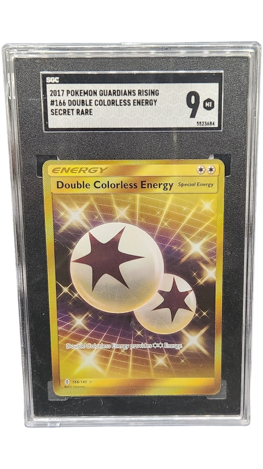 2017 Pokemon Guardians Rising Double Colorless Energy Secret Rare SGC 9