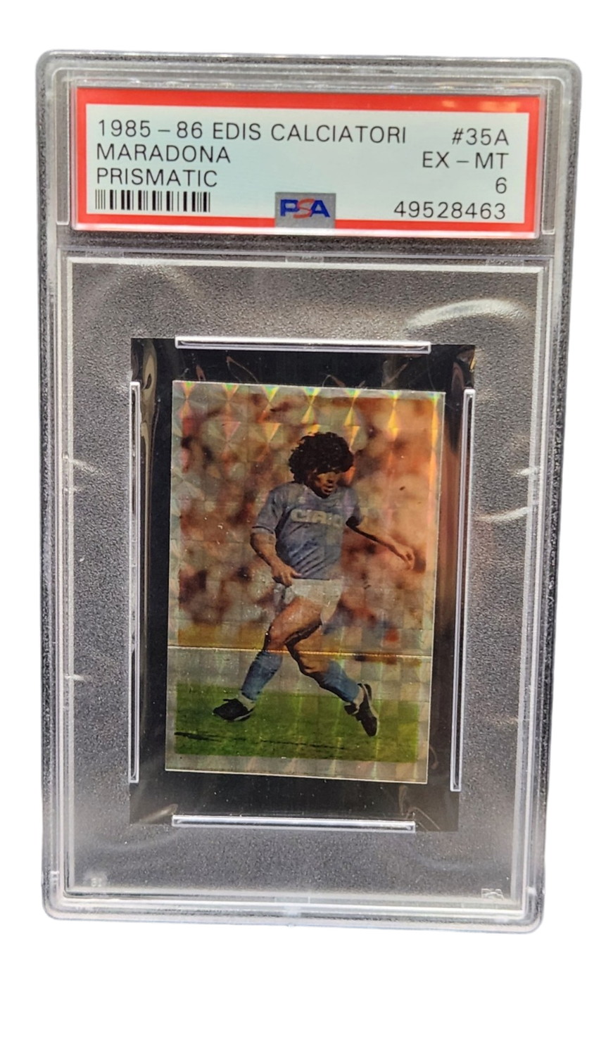 1985 Edis Calciatori Diego Maradona PSA 6