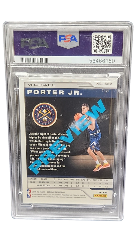 2018 Panini Chronicles Michael Porter Jr. RC PSA 10