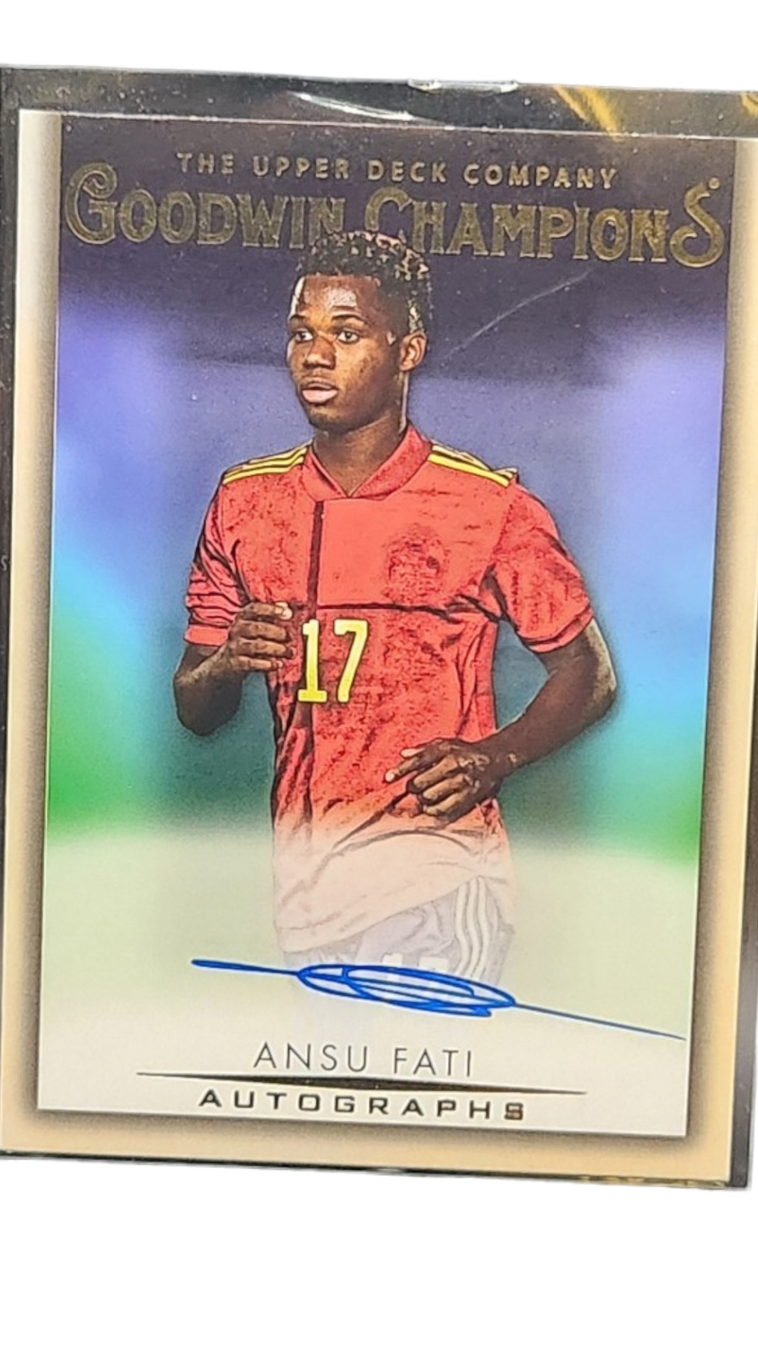 2021 Upper Deck Goodwin Champions Ansu Fati AUTO A-AF