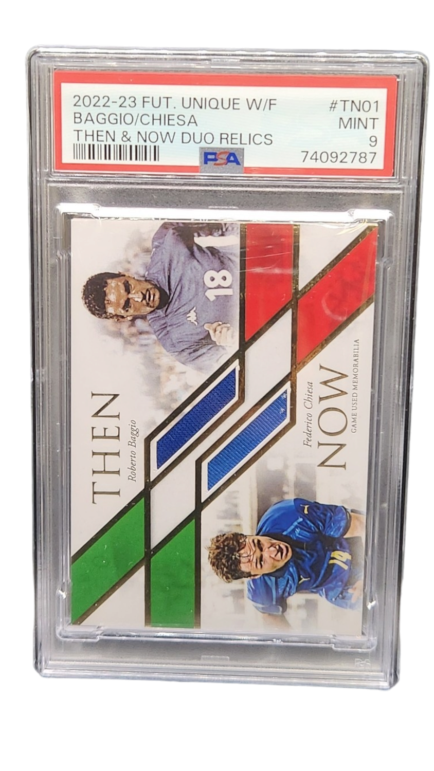 2022-03 Futera Dual Patch Baggio/Chiesa PSA 9