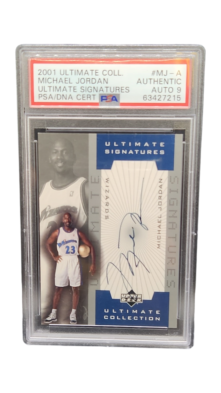 2001 UD Ultimate Collection Michael Jordan Ultimate Signatures MJ-A