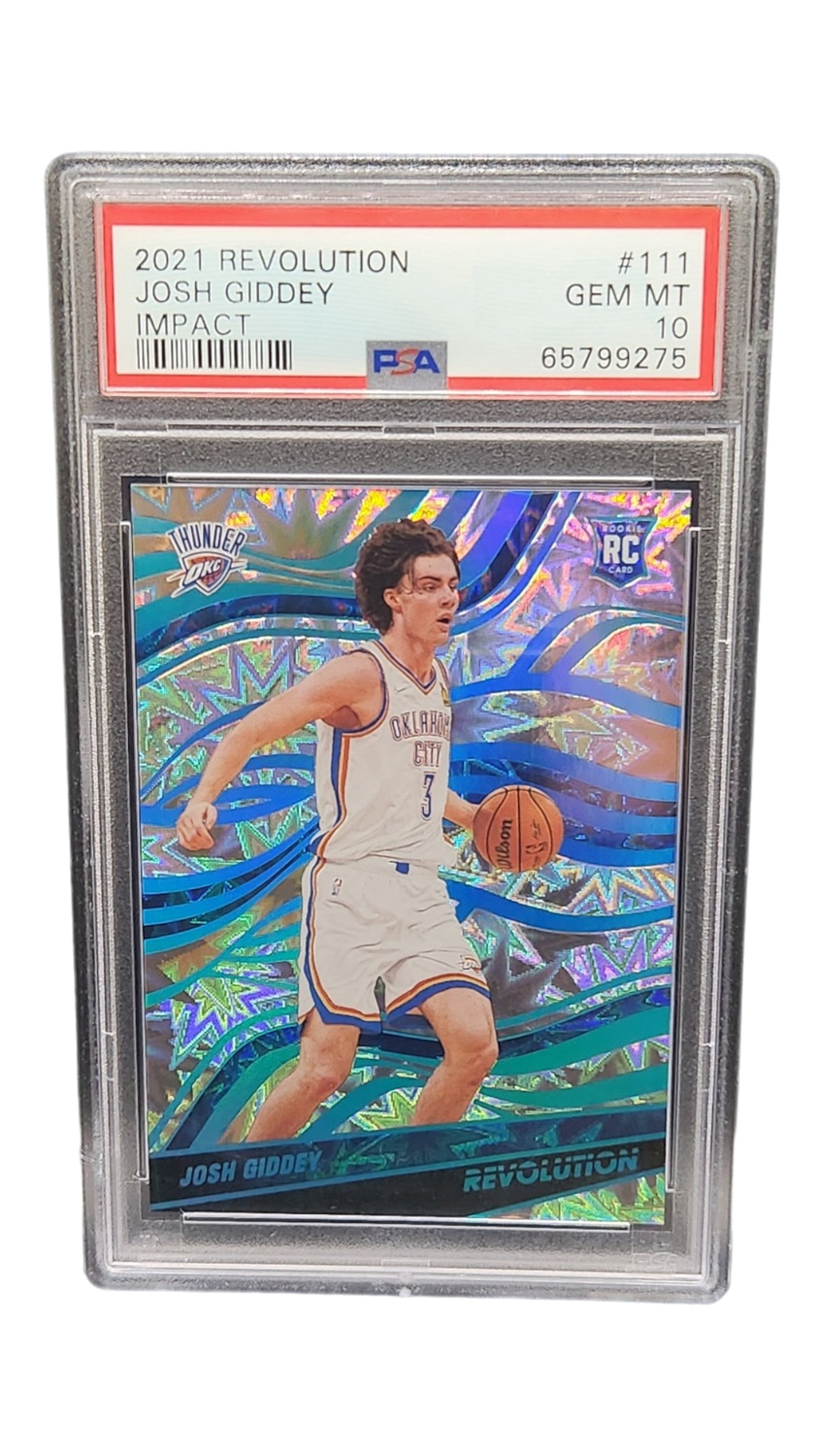 2021 Revolution Josh Giddey Impact RC 130/149 PSA 10