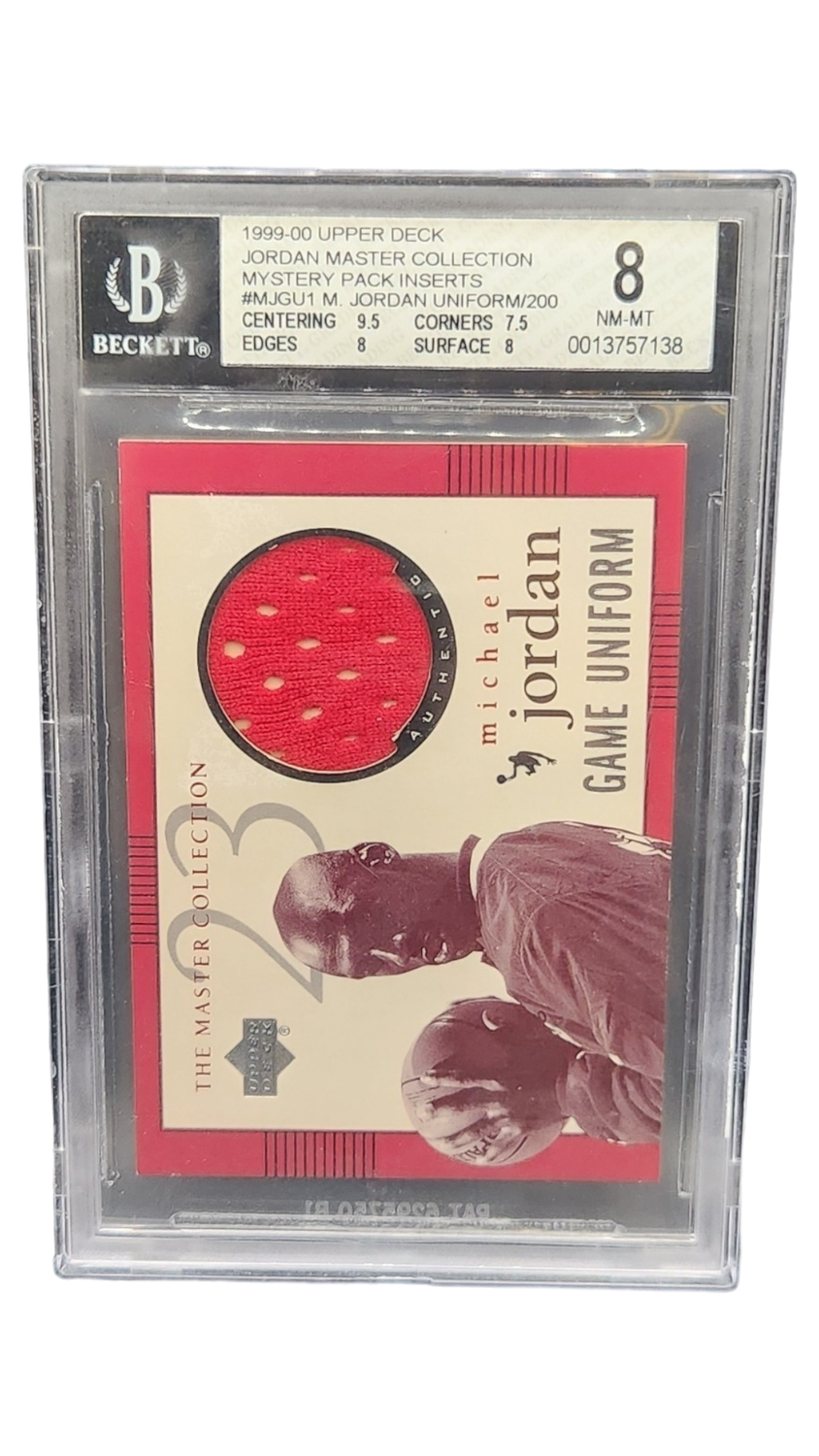 1999-00 Upper Deck Jordan Master Collection Mystery Pack Inserts M Jordan Uniform /200 Beckett 8