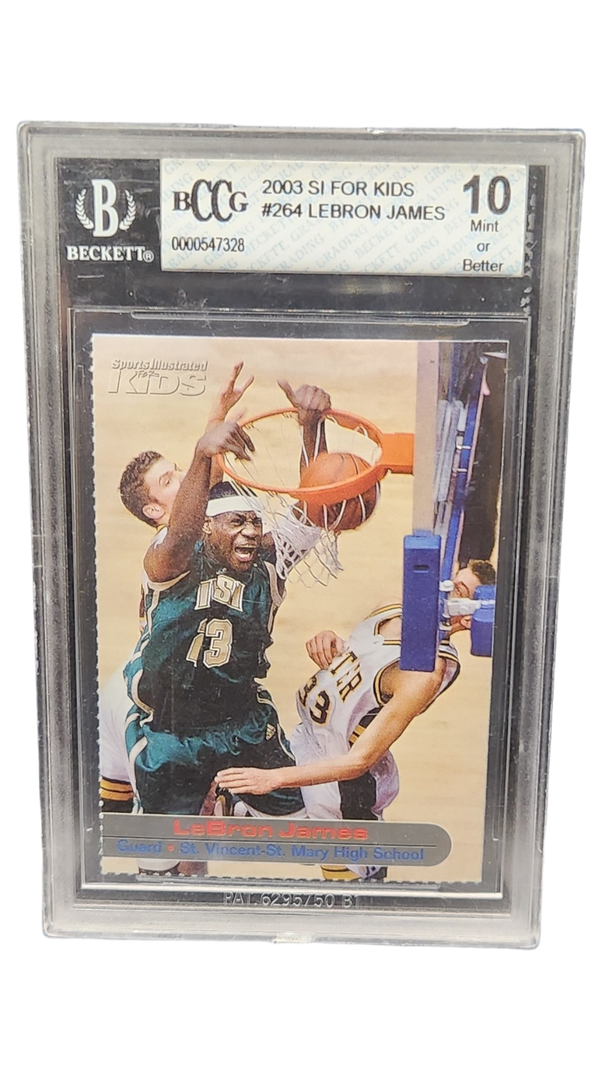 2003 Si For Kids #264 Lebron James Beckett 10