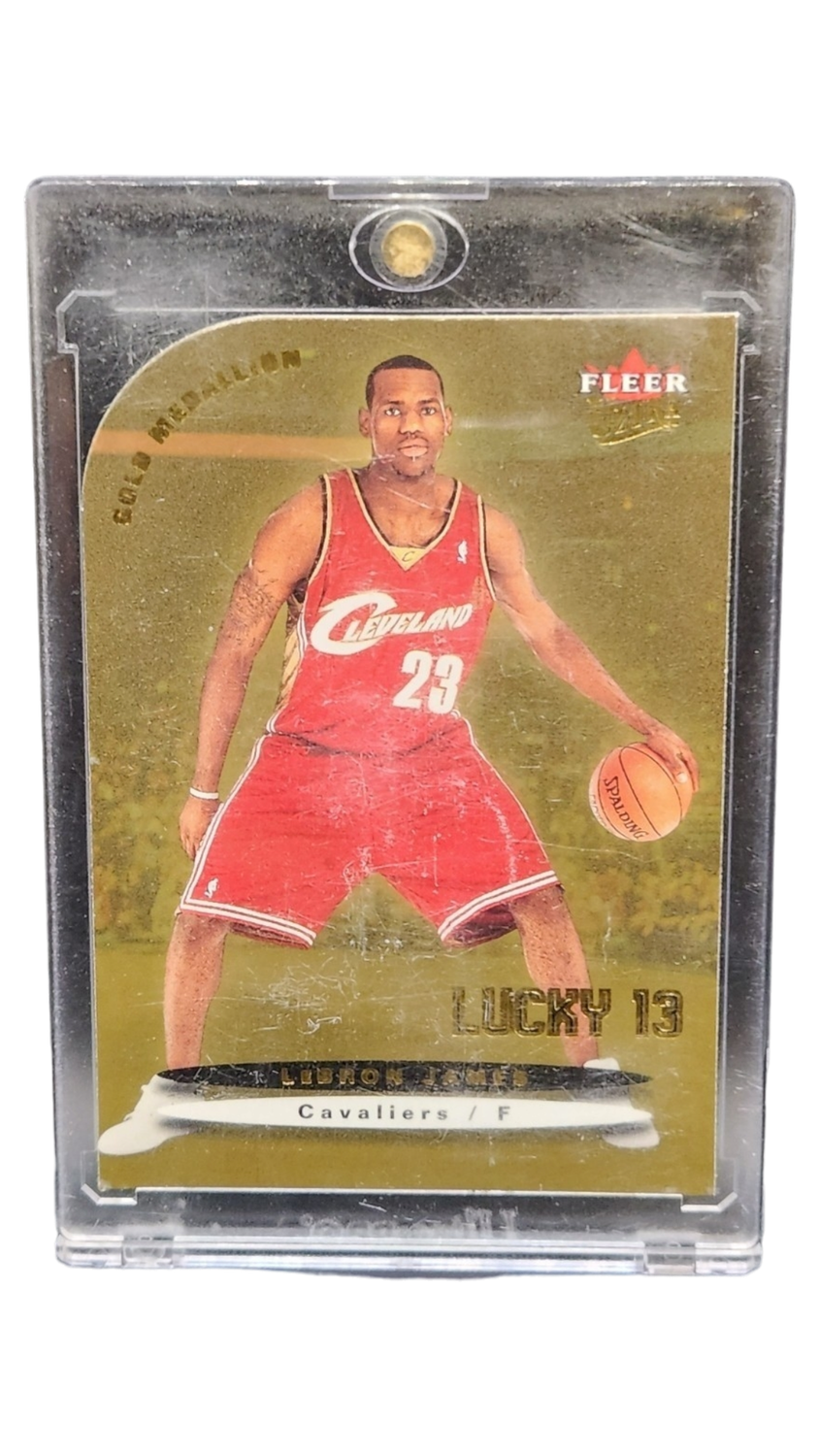 2003 Fleer Ultra Gold Mediallion Lucky 13 Lebron James