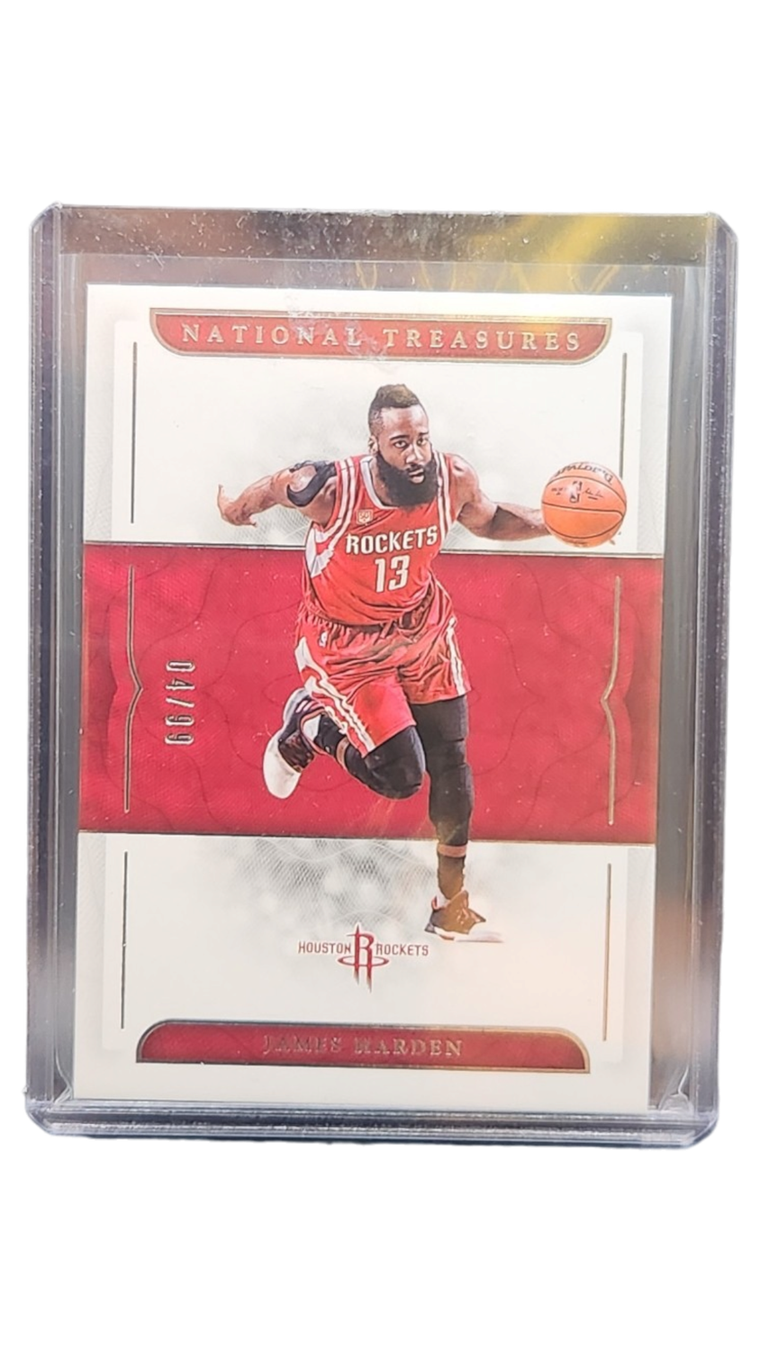 2016-17 Panini-National Treasures James Harden #60 4/99