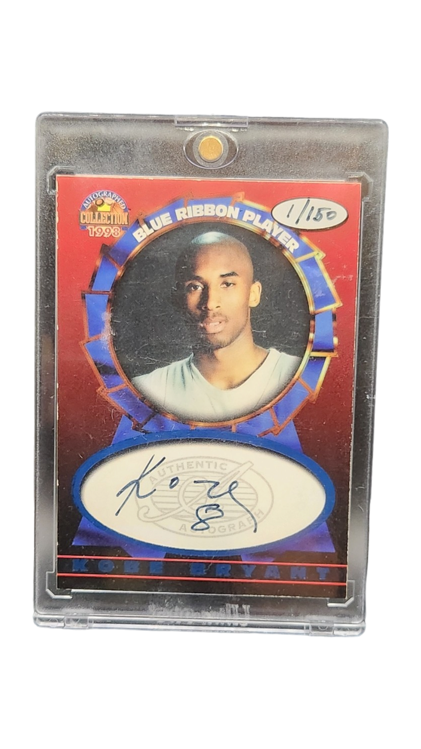 1997 Score Board Autograph Collection Blue Ribbon Kobe Bryant 1/150