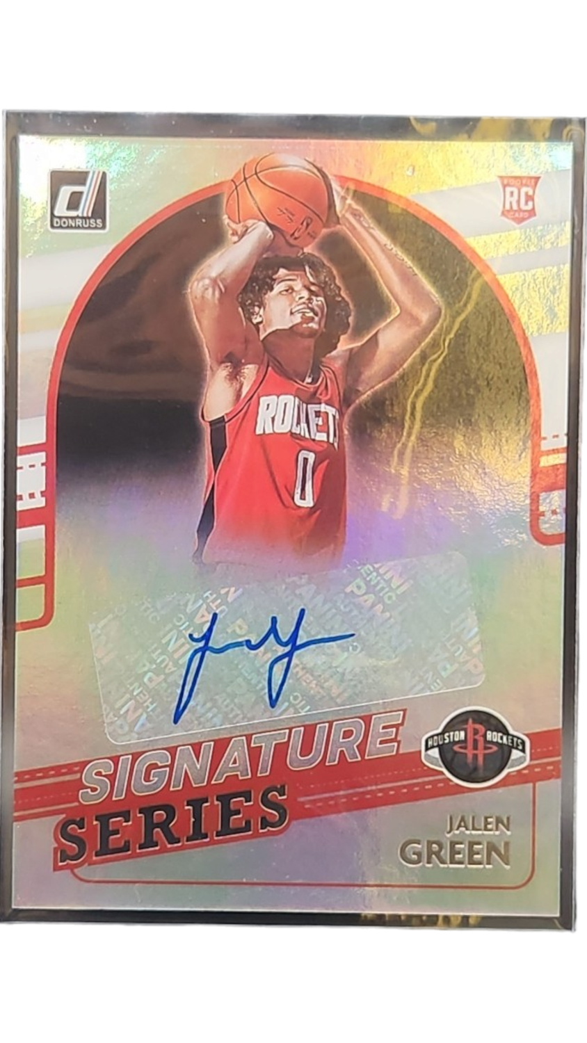 2021-22 Panini-Donruss Basketball Jalen Green #SS-JGR RC AUTO