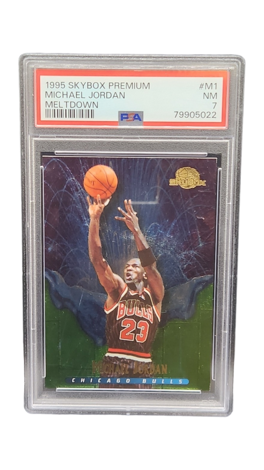 1995 Skybox Premium Michael Jordan Meltdown PSA 7