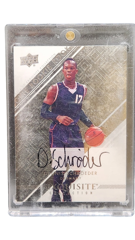 2013-14 UD Exquisite Coll. Dennis Schroeder Auto R18 09/75