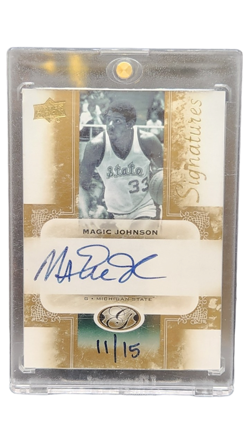 UD All Time Greats Magic Johnson Auto AGS-JO6 11/15