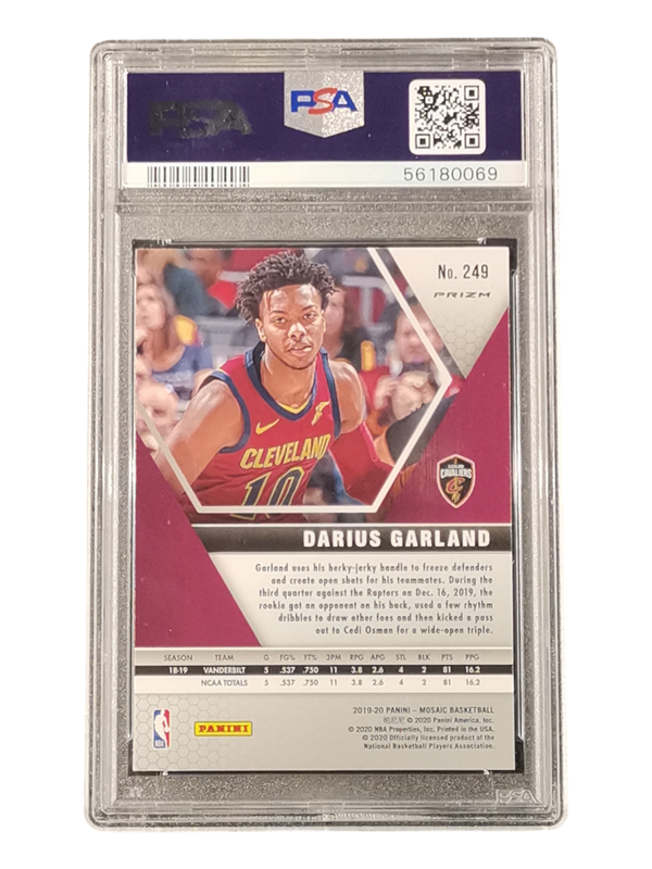 2019 Panini Mosaic Darius Garland Genesis RC #249 PSA 10