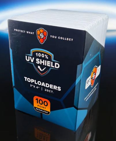 3&quot;x4&quot; Toploader 100PT - 100% UV Shield - Clear Premium Seamless Frame