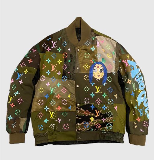 Aoki 1OF1 LV HQ Camo Level 1 Bomber Jacket #763