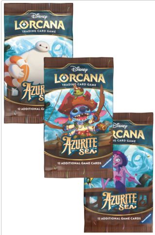 Disney Lorcana Azurite Sea Booster Packs