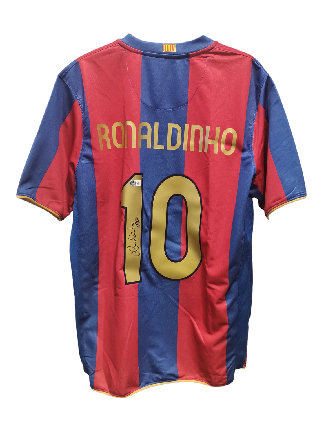 Ronaldinho 2007 Barcelona Signed Jersey